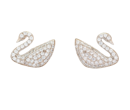 Swan Grace Studs