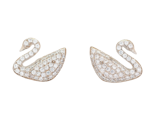 Swan Grace Studs