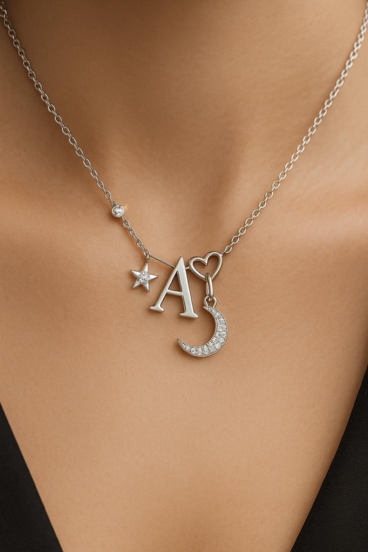 Personalized Celestial Charm Necklace